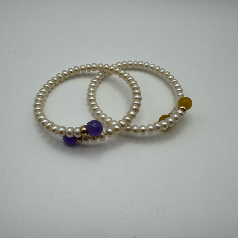 Honora Pearl Beaded Coil Bracelet Set